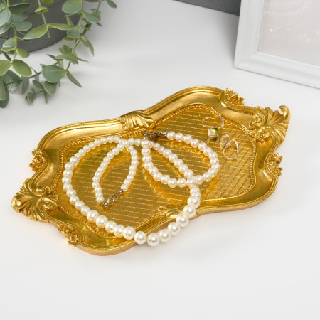Standing interior polystone "Duchess" gold 24.5x13.5x2.2 cm-1