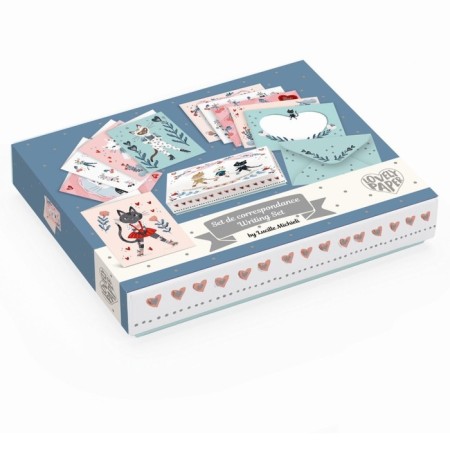 Set of postcards Djeco "Lucille", 9x11 cm-1