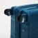 Middle suitcase 24 "on lightning, code lock, blue color