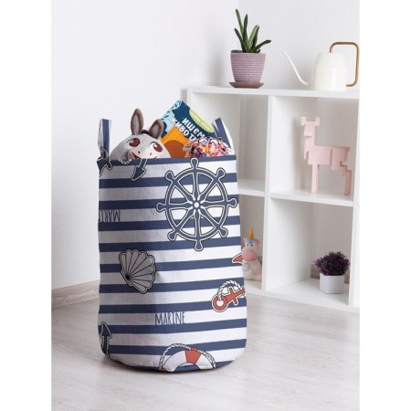 Basket for toys "Sea plot, size 35x50 cm