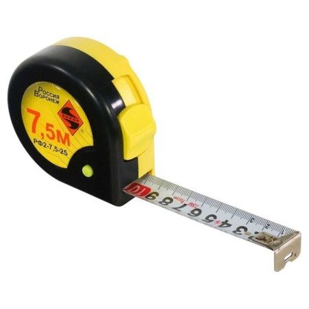 Roulette Encor 6827, plastic case, steel tape, 7.5 m x 25 mm 25 mm-2