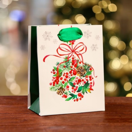 Gift Package "Happy New Year", luxury 11.5 x 14.5 x 6.5 cm