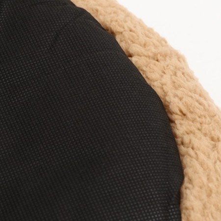 Lynchik for dogs and cats "comfort", soft fur, 50 x 42 x 11 cm, brown-4