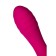 Jos Danvi vibrator with vacuum-wave stimulation, silicone, 21.5 cm, pink color