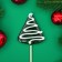 Caramel Lollice "Christmas tree" with painting, 25 g