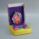 Gift folding box, packaging, "Happy Birthday", 16.5 x 16.5 x 5 cm