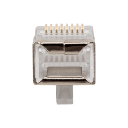 The network LAN connector to the cable, the 8p8s plug (RJ-45), under the squeeze, in the screen, 10pcs. Rexant-4