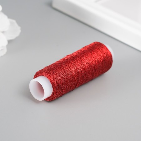 Lurex thread for creativity 200 ± 5 m, red-1