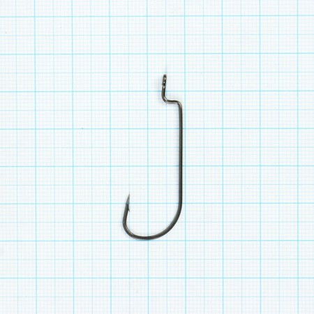 Hooks Volzhanka Worm Offset Hook No. 2/0, 10 pcs-1