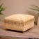 Basket with a covered lid, from bamboo 25x25x15 cm