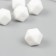 Busina silicone "polyhedron" white d = 1.4 cm