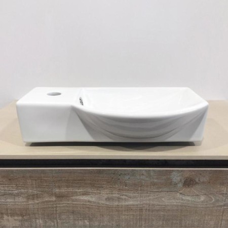 Comforty 7947br shell, right, suspended, white color-2