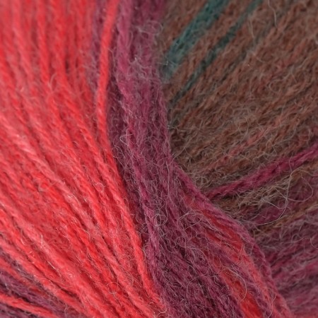 Yarn "Angora Gold Batik" 20% wool, 80% acrylic 550m/100g (3368)-2