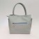 Women's bag Eleganta sky blue flowers