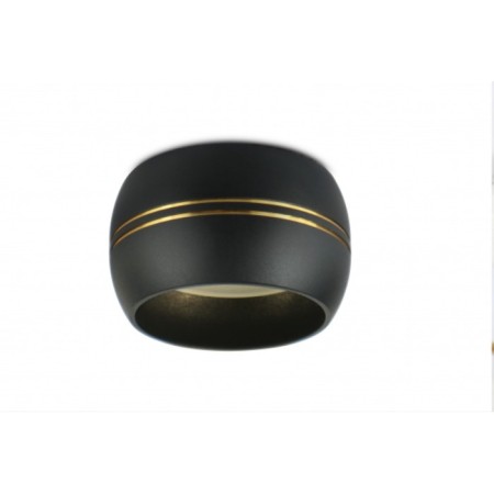 Lamp 1x15W GX53 9x9x5 cm, black/gold-1
