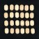 Runes for fortune telling "Scandinavian", 25 pcs, Book