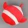 Soft toy "Fish", 19 cm, red color