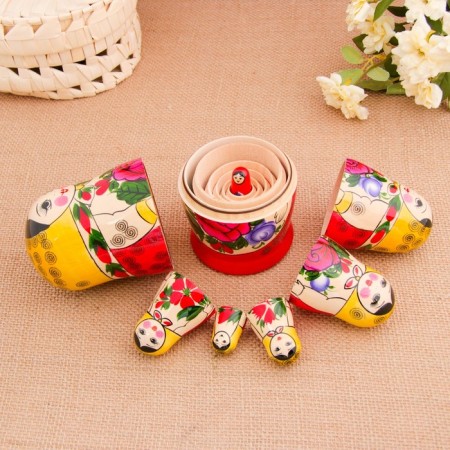 Matryoshka "Semenovskaya", 7 and puppet, the highest category-11