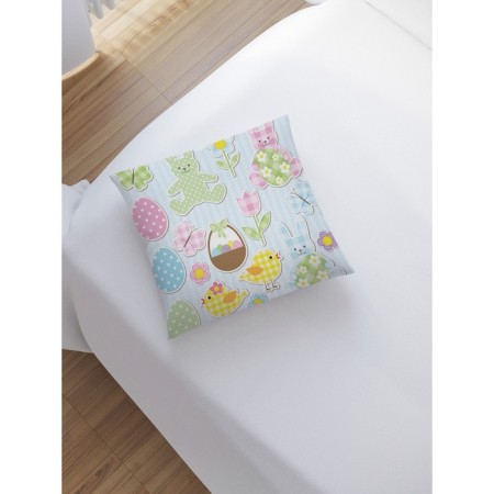 Decorative pillowcase "Easter elements for scrapbooking", on a zipper, size 45x45 cm-1