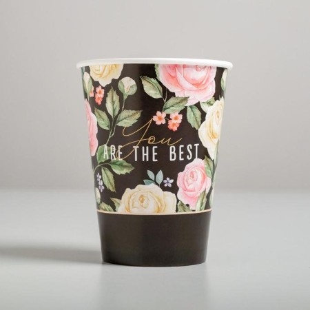 A glass for flowers "The best", 350 ml-2