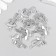 Decor for creativity Metal "Mexican Cactus" silver 2.6x1.4 cm
