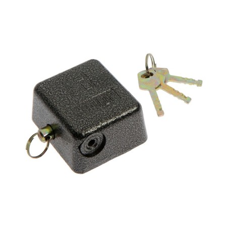 The castle of the hinged "gait" VS2-10-01C, with a closed hand, color antik silver
