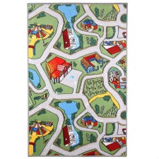 Palace Print Lunapark, 150x200 cm, green color, polyamide