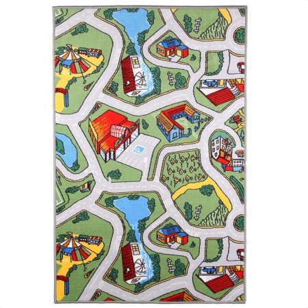 Palace Print Lunapark, 150x200 cm, green color, polyamide