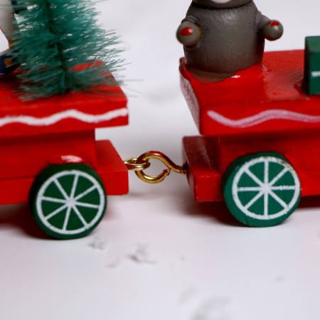 Souvenir "New Year train", 24.5 cm-4