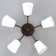 Causte "Online" (cylinder) 5x15W E27 Model: BR 00220 Wenge/White