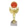 Nick award figure Cup with the Best couple, plastic, stamped, gold, 18 x 7 cm