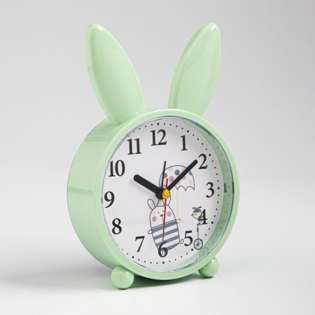 Clock - a boiler room “Bunny”, smooth move, dial D -10 cm, 16.5 x 11 cm, aa