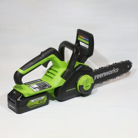 DREAL DREE BATCOMAL GREENWORKS G24CS25, without battery/ZU, 24 V, tire 25 cm, groove 1.1 mm-4