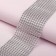 Tape with imitation of convex rhinestones, 5.75 cm, 9 ± 1 m, silver color