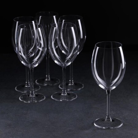 Set of glass for wine Milvus, 640 ml, 6 pcs