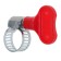 Chervyki clamp with the "lamb" Zein, through the surge, diameter 8-12 mm, galvanized