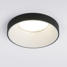 Lumina Supreme Interceptible Elektrostandard, Discus, 75x75x41 mm, GU10, black, white color