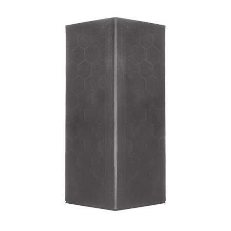 PPK parapet for a fence span, 50 × 28.5 × 2.5 cm, black, “flexible tile”-5