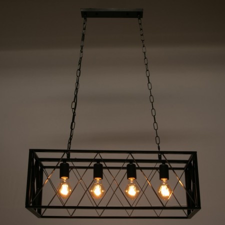 Lamp 2608/4 E27 40W Black 63x25x25-125 cm Bayerlux-2