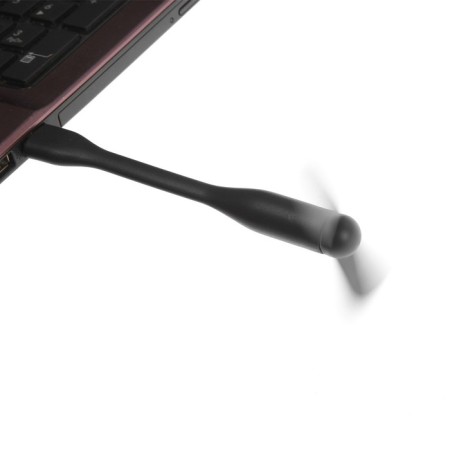 Fan with a flexible housing Luazon Lof-05, USB, 11 cm, black-1