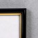 Photo frame plastic 30x40 cm black (589)