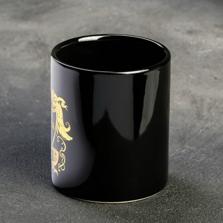 Ceramic mug "best man", 300 ml, black color-4