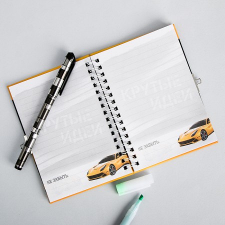 Notebook on the lock “For cool ideas” A6, 50 sheets.-2