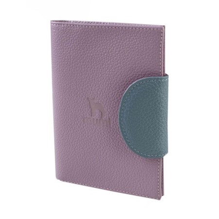 Cover for auto documents on the button, lilac color