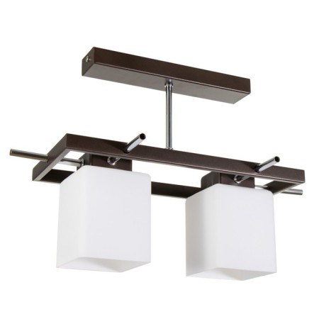 Chandelier 2731/2 E27 40W brown-chromium 45x26x34 cm Bayerlux-3