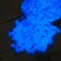 Decorative baby for the aquarium, luminous, 9 - 13 mm, 500 g, purple