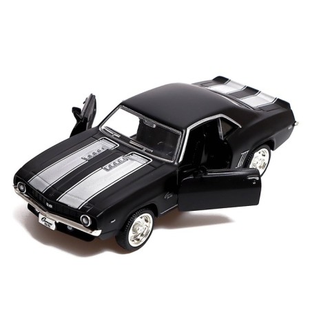 Metal machine Chevrolet Camaro SS, 1:32, doors, inertia, matte color open-3