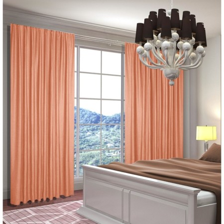 Software curtains, size 150x240 cm - 2 pcs, color peach