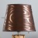 Elga table lamp E14 40W chocolate-gold 20x20x34cm Risalux