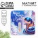 New Year's magnet with the thermometer "New Year: Time to believe in miracles", 9 x 9 cm